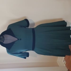 Banned Apparel Swept Off Her Feet Houndstooth 50s Swing Dress